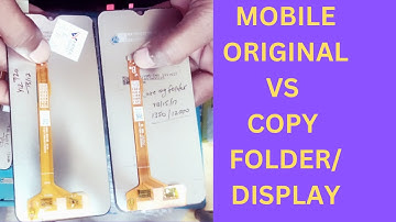 Mobile Display/Folder  Copy vs original | Mobile duplicate folder vs original folder|