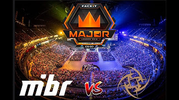 CS GO: Mibr vs. NiP | MD3 | FACEIT Major 2018 Fase de Grupos (PT-BR)