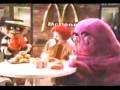 1984 mcdonalds grimace commercial