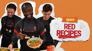 Quorn presents 'Red Recipes' with Naby Keita, Kostas Tsimikas and Ben Davies screenshot 3