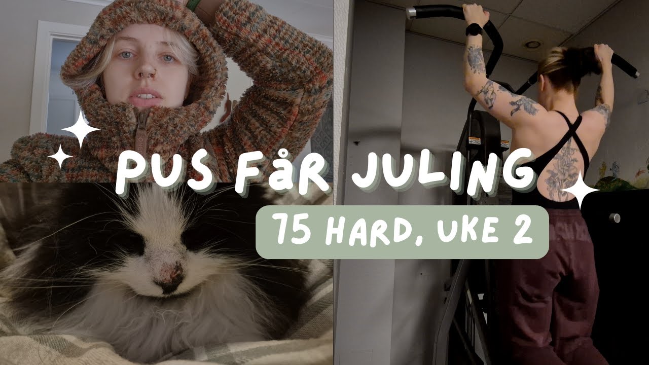 Anastasia i sentrum og nye treningsøkter || 75 Hard, uke 2 vlog