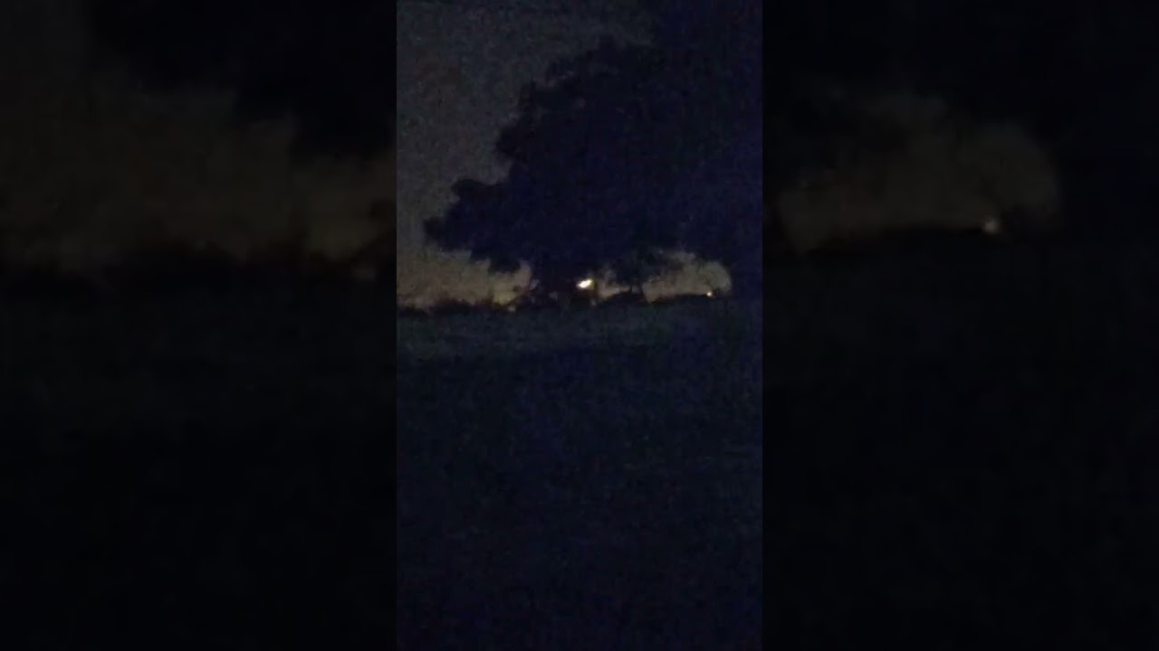 night view of Karachi airport 