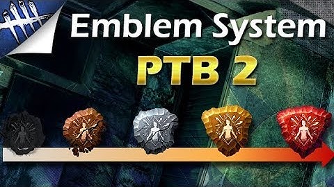 Emblem System PTB 2 - Dead by Daylight