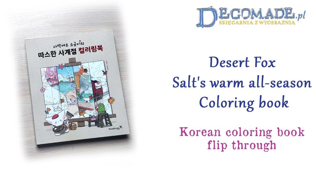 SOGUMI's Desert fox coloring book flip through