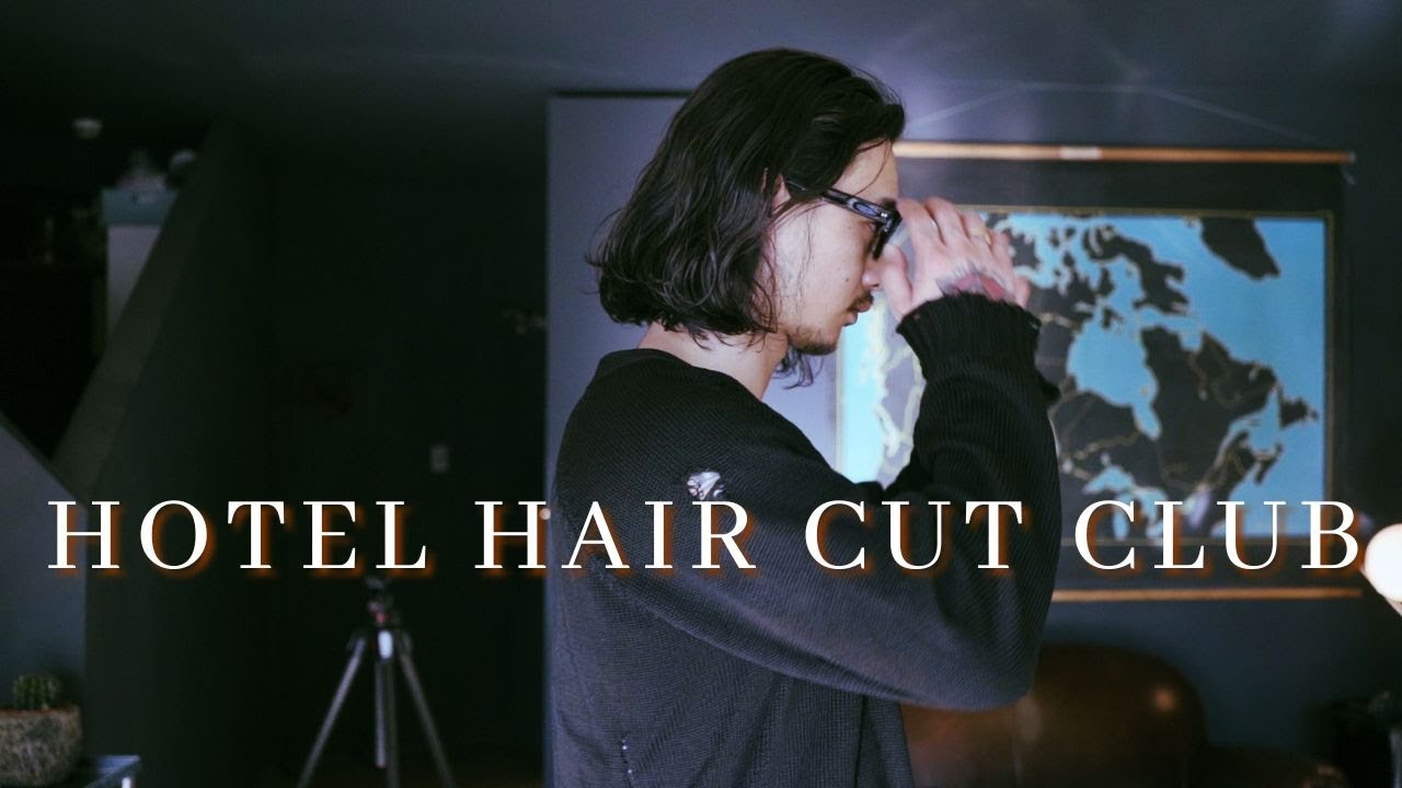 【玄人好みのワンレングス】レンさん切った/HOTEL HAIR CUT CLUB/ 大人メンズカット/ボブ/HOTEL Vlog#84