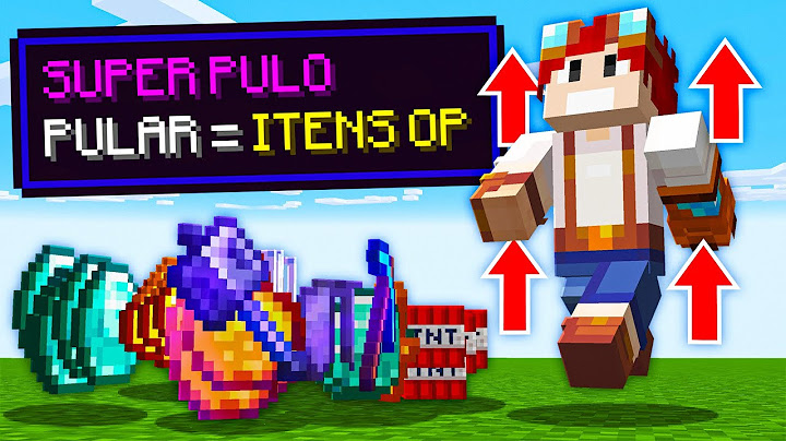 PULAR da ITENS OPS no minecraft