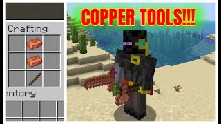 I added COPPER TOOLS to Minecraft (Download Available)
