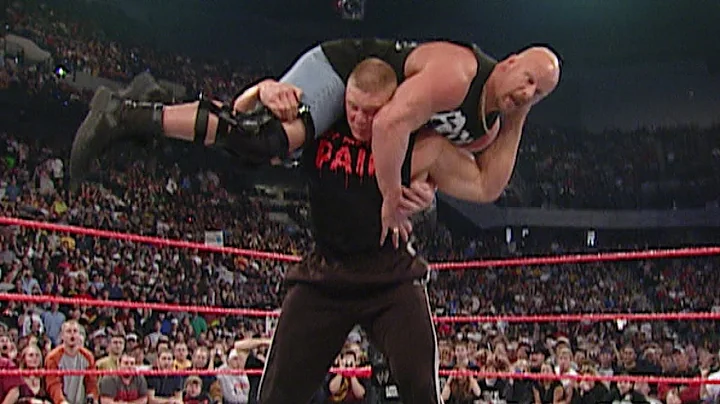 Brock Lesnar attacks "Stone Cold" Steve Austin