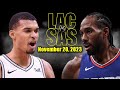 Los Angeles Clippers vs San Antonio Spurs Full Game Highlights November 20 2023 | 2023-24 NBA Season