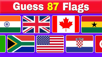 Guess The Flag Quiz | 87 Flags are Here to Guess in 3 Seconds