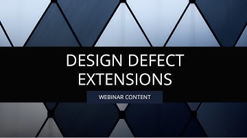 Design Defect Extension