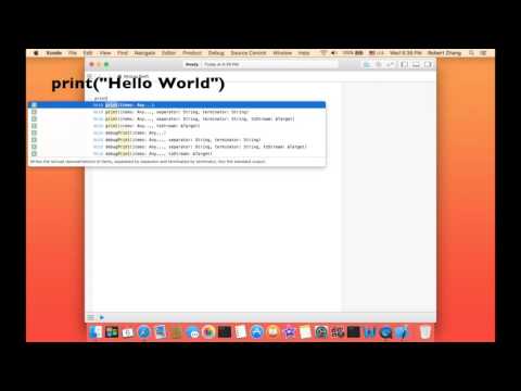 Introduction to Swift - Playgrounds, Print Statements, Let, Var