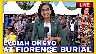 LIDIAH CLAUDIAH  OKEYO AT FLORENCE ROBERT BURIAL | EMOTIONAL TRIBUTE TO FLORENCE ROBERT | FLORENCE