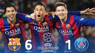 مباراة■ برشلونة 6-1 باريس سان جيرمان ريمونتادا💥دوري أبطال أوروبا [2017[ جنون عصام الشوالي