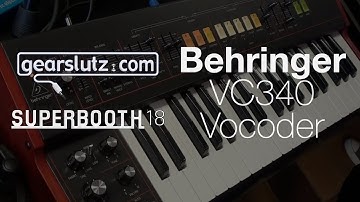 Behringer VC340 Vocoder - Gearslutz @ Superbooth 2018