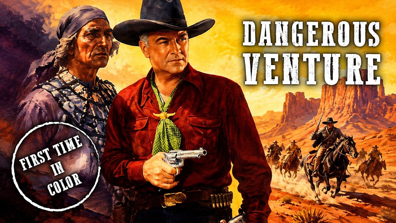 ⁣Dangerous Venture | Hopalong Cassidy Movie | William Boyd | Colorized | Western
