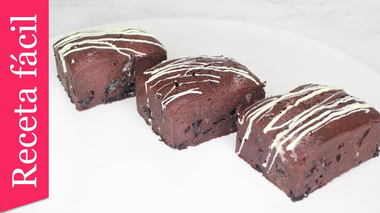 Brownie de galletas oreo y chocolate | Receta casera y fácil