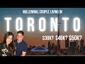Living costs in TORONTO as a millennial couple | Is you salary ENOUGH? 2021