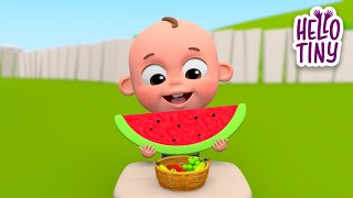 Fruits Song 🍉 Learn Colors for Babies | Nursery Rhymes for Kids | Hello Tiny | Animaj Kids