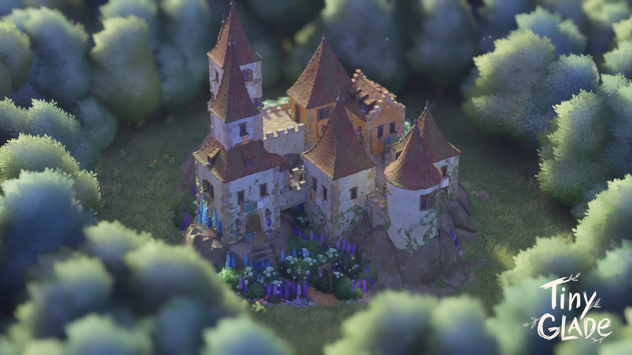 Tiny Glade (demo) // Speed Build // Cottage Village - YouTube