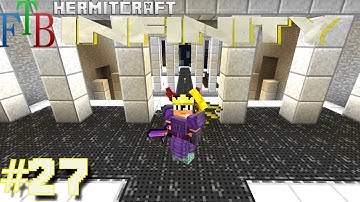 Minecraft Mods - FTB Infinity Ep. 27 - Green Mountain Base !!! ( HermitCraft Modded Minecraft )
