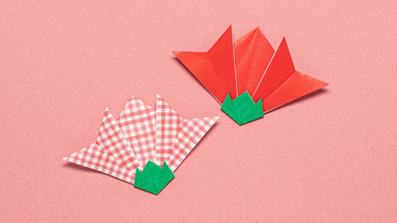 わかりやすい動画付き】母の日はコレで決まり！ 5分で折れる愛情