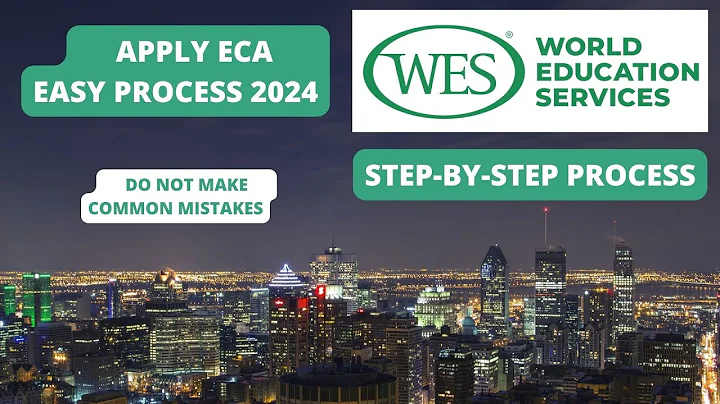How to Apply for WES Online 2024 | ECA - Education Credential Assessment | WES  Express Entry | PNP