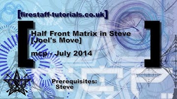 Front Half Steve Matrix - Contact Staff Tutorial - mcp
