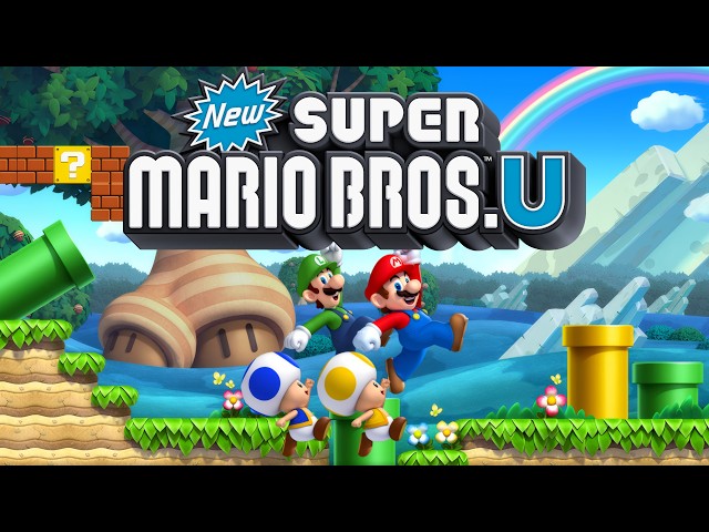 NewスーパーマリオブラザーズU 9面練習 - YouTube
