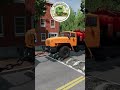 BeamNG Truck Eps. 113 Blue Cabover Semi &amp; Orange Liquid Tanker Truck Towing Chain vs Speed Bumps