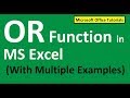 Excel OR Function (with Multiple Examples)