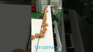 TEFUDE cup cake automatic packing line with tray or without tray