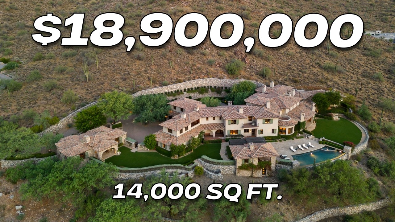 Inside an $18,900,000 Arizona Mansion in the Hills!