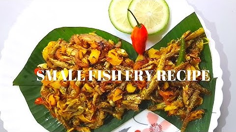 SMALL FISH WITH BAMBOO SHOOTS RECIPE | Bamboo shoot Borili Fish 🐟 Fry Recipe #smallfishrecipe