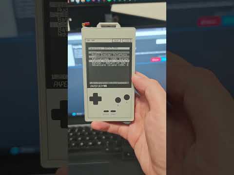 GameBoy на EINK устройстве M5Stack PaperS3 #m5stack #papers3 #geek #retrogaming