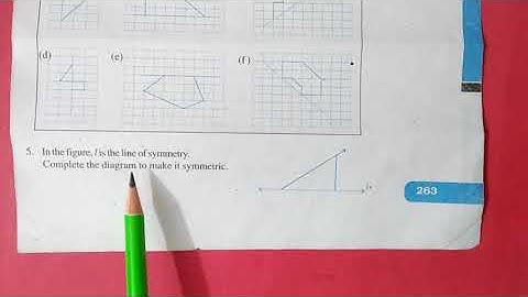 Ex.13.1 (Q.5) Chapter:13 Symmetry | Ncert Maths Class 6 | Cbse