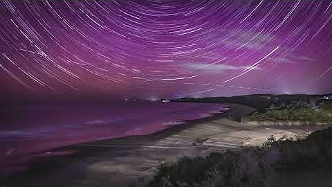 "Aurora Australis from Hungry Head (Star Trails Timelapse)" by Punk Dad Stills