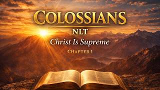 Colossians, Chapter 1 - Holy Bible (NLT) - Audio with Words & Video