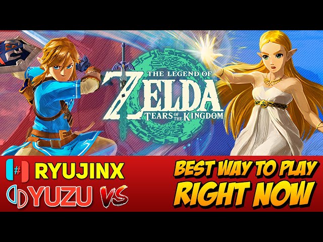 The Legend of Zelda Tears of the Kingdom (ToTK) on Yuzu vs Ryujinx