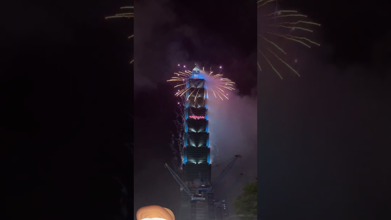 Fireworks light up Taipei skyline as Taiwan rings in 2026