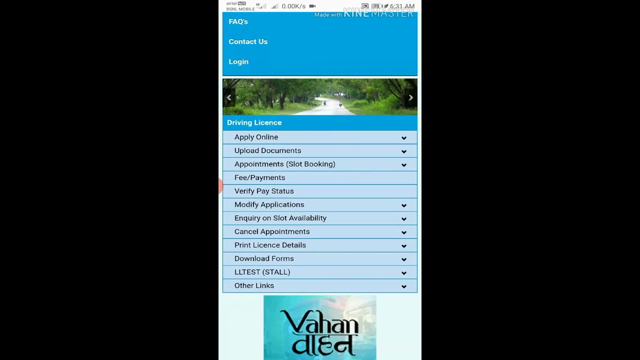 How to check driving license status in online YouTube
