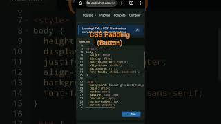 Modern Animated Button with Padding Transition #padding shorts #interview crack #animated button