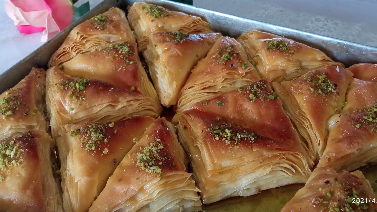 معسلات المناديل بعجينة الفيلو المنزلية اكتشفي معايا أسرار ورشات المعسلات  ليعلموهم پأثمان باهضة