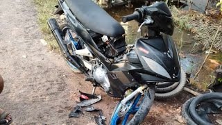 Jupiter mx 135 crash parah. 🔥🔥