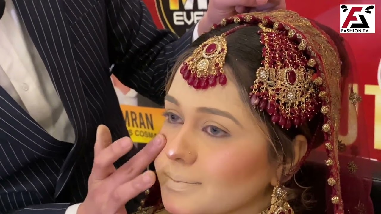 Signature bridal makeup || Live demo by Ali Raza || FA fashion tv