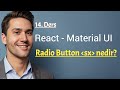 React - Material UI (mui) | Radio Button sx prop'u nedir? nasıl çalışır?