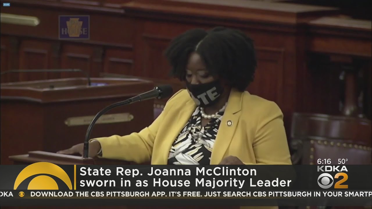 State Rep. Joanna McClinton sworn in as House Majority Leader