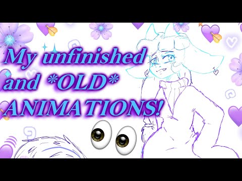 My OLD and Unfinished Animations!? (Compilation)