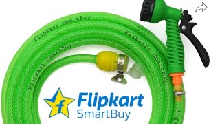 Flipkart smartbuy 10 miter Hose pipe on 479 only🤑 12 mm 0.5 inch car wash bike wash garden spray gun