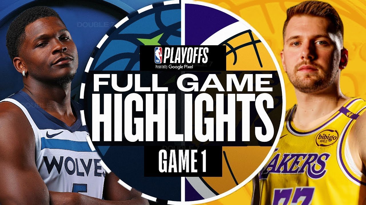 LAKERS vs TIMBERWOLVES FULL GAME 1 HIGHLIGHTS April 20, 2025 | 2025 NBA ...